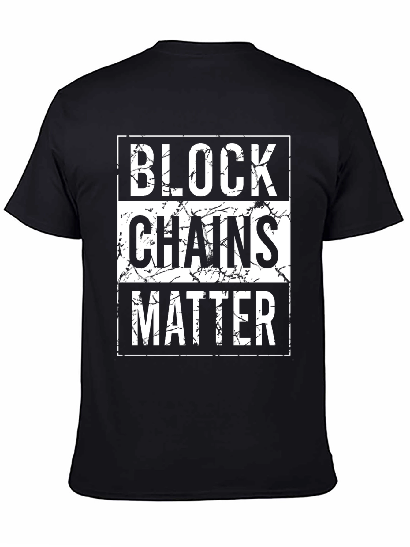 Blockchains Matter Black T-Shirt
