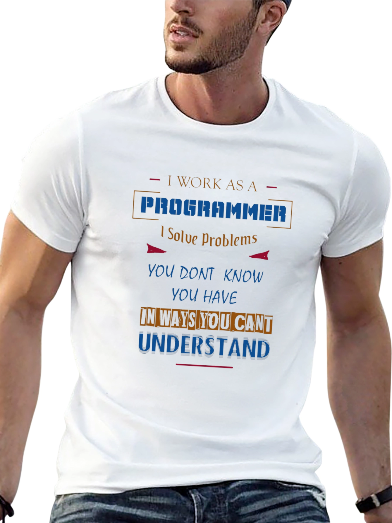 Programmer Graphic T-Shirt - Solve Problems