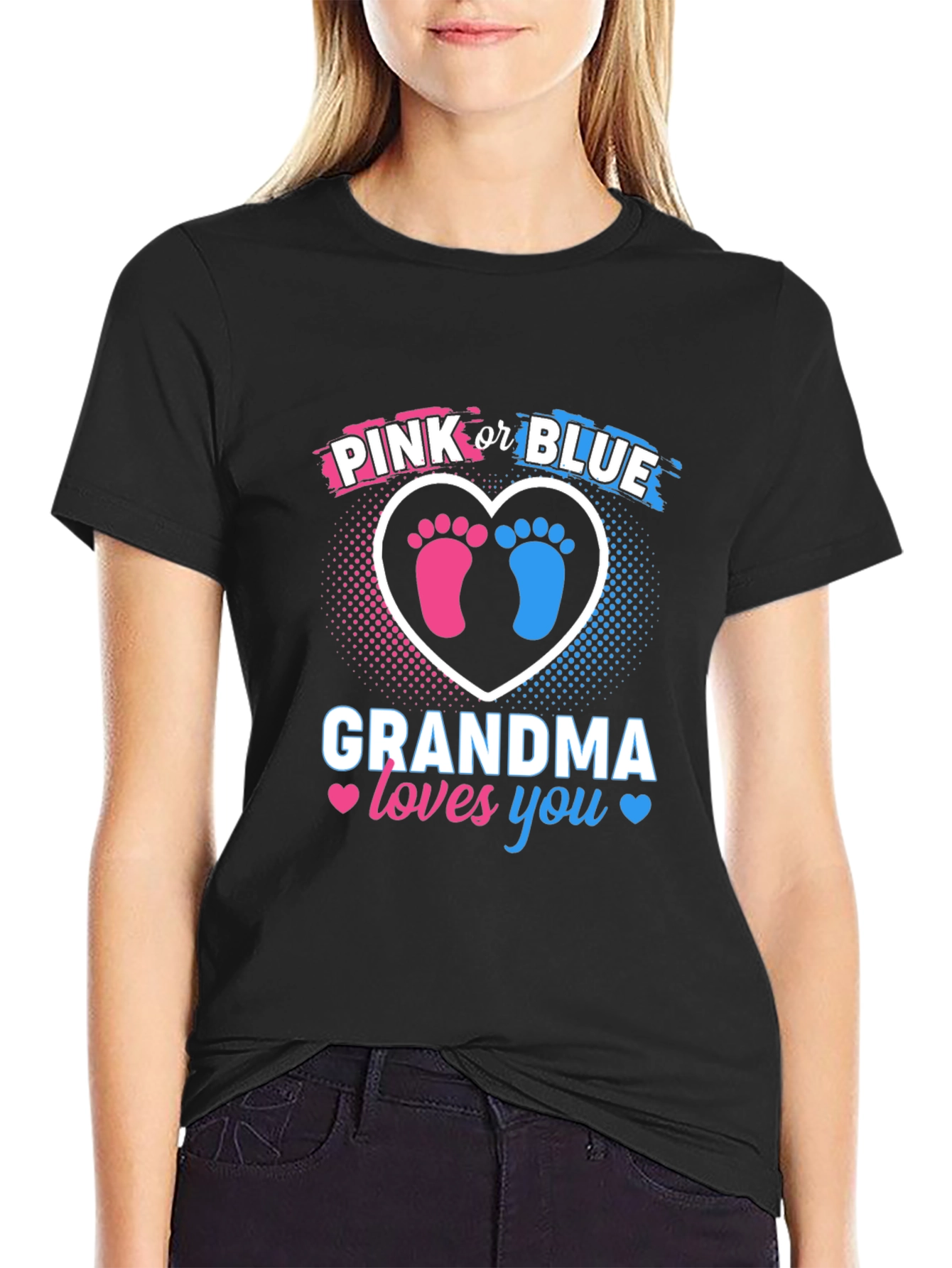 Grandma Loves You Gender Reveal T-Shirt