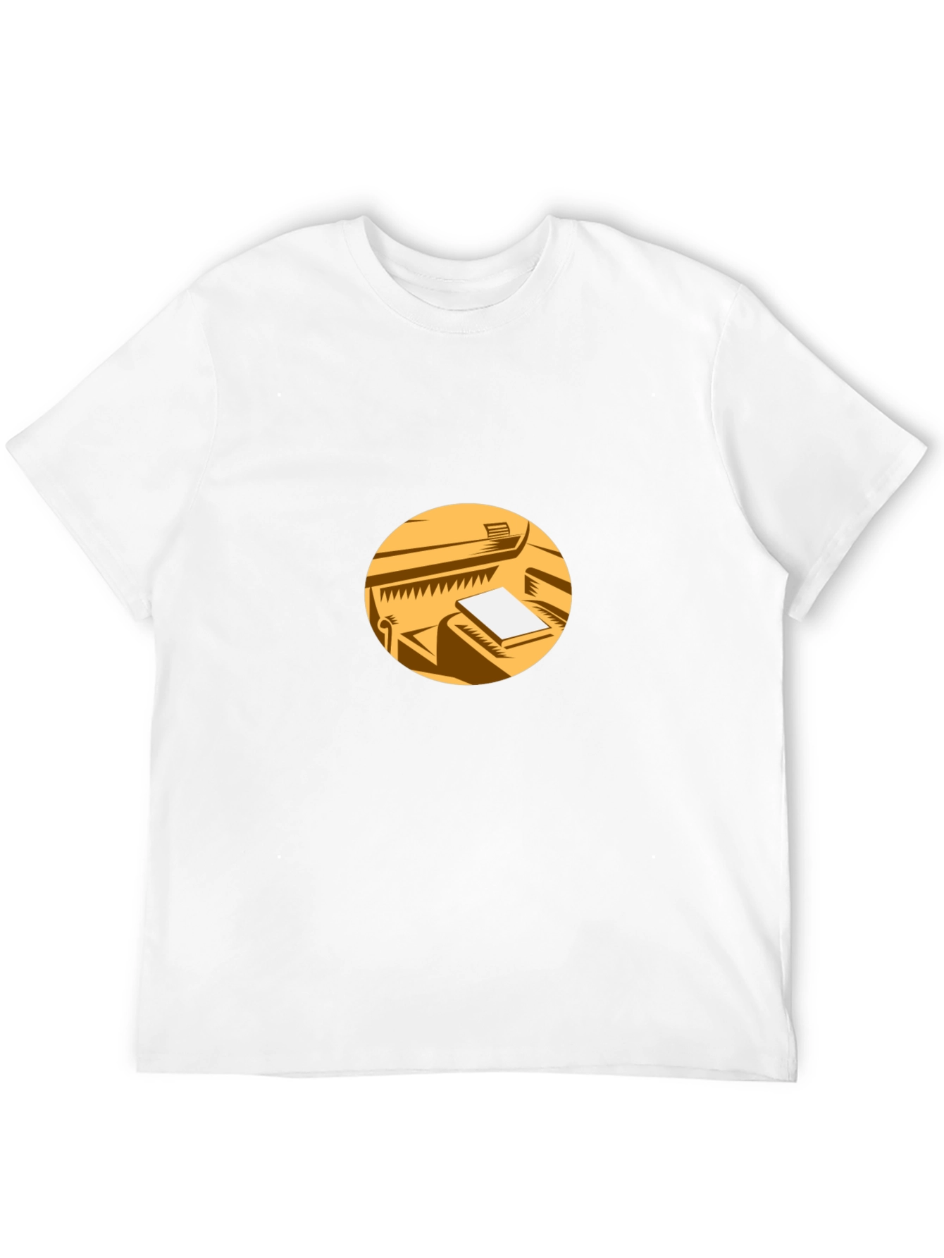 Retro Piano Graphic Tee - Black