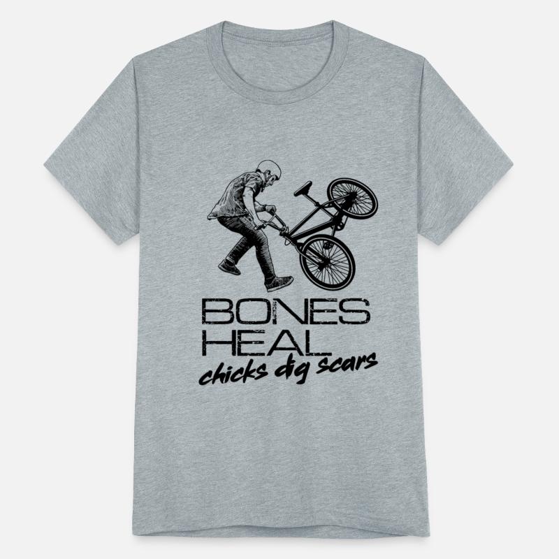 Bones Heal Chicks Dig Scars - BMX Parkour