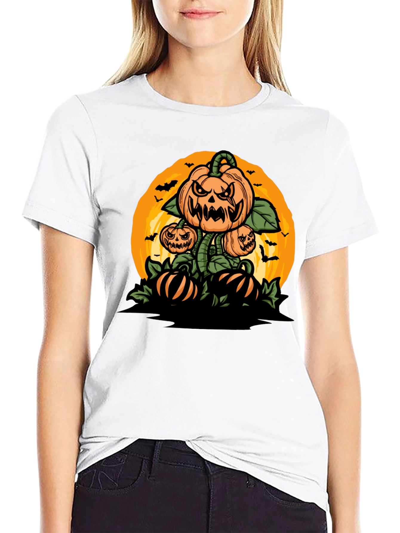 Halloween Pumpkin Patch Graphic Tee