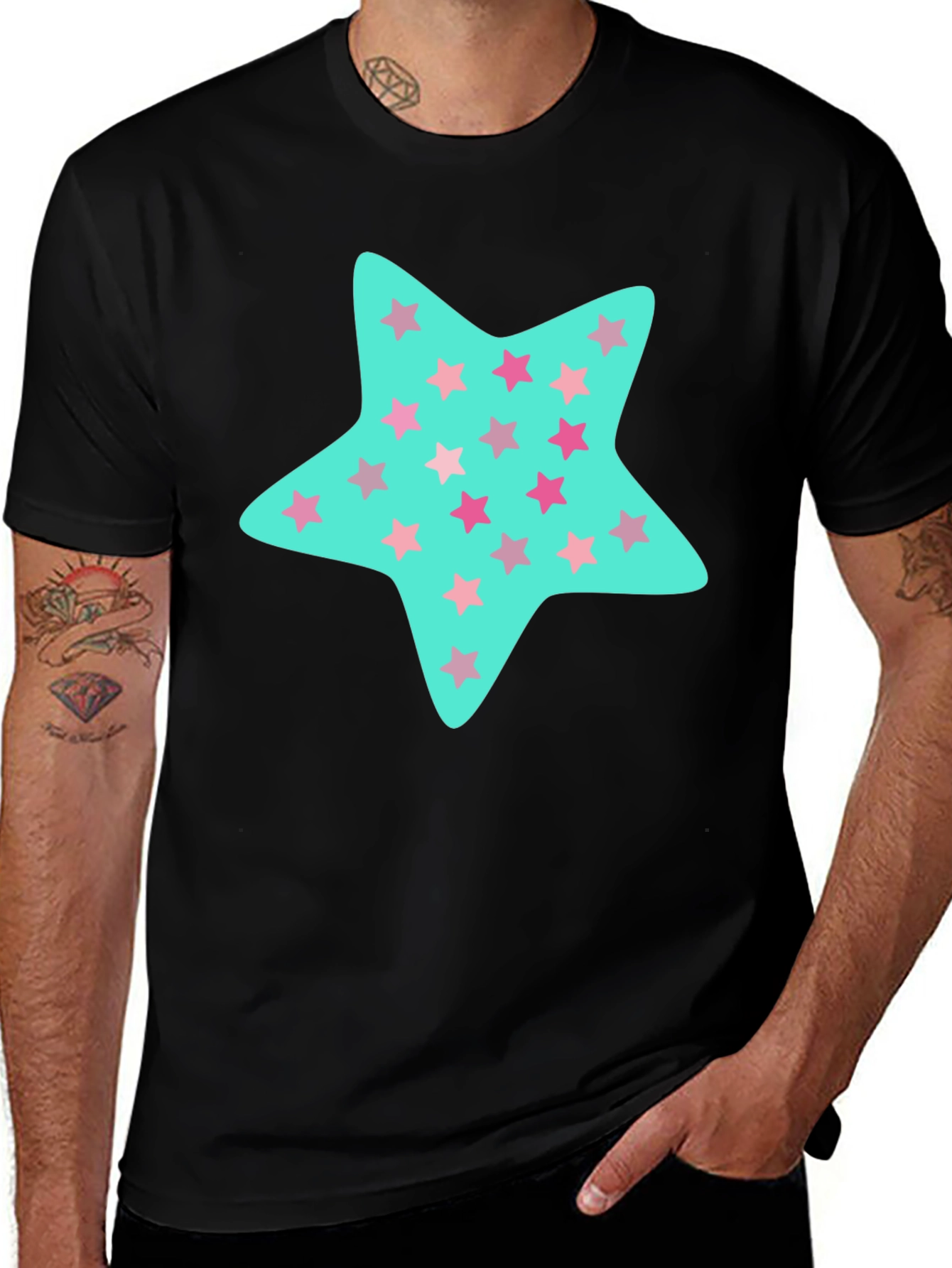 Starry T-Shirt - Cool Graphic Tee