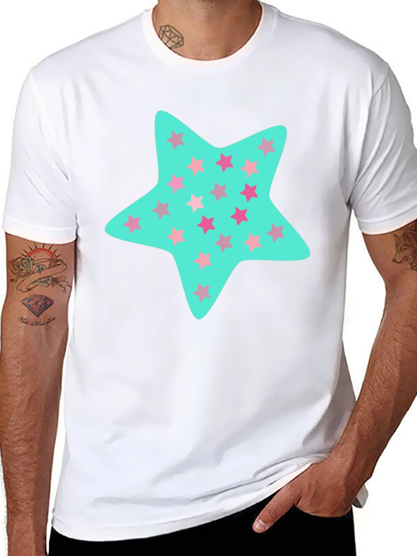 Starry T-Shirt - Cool Graphic Tee