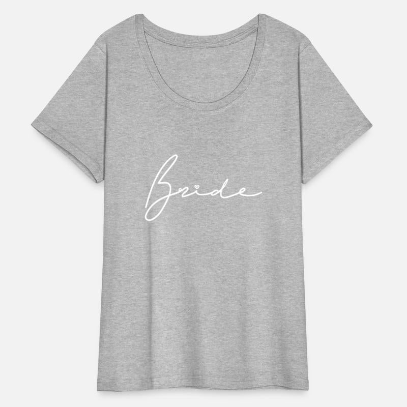 Bride Cursive Font Heart Bachelorette Party