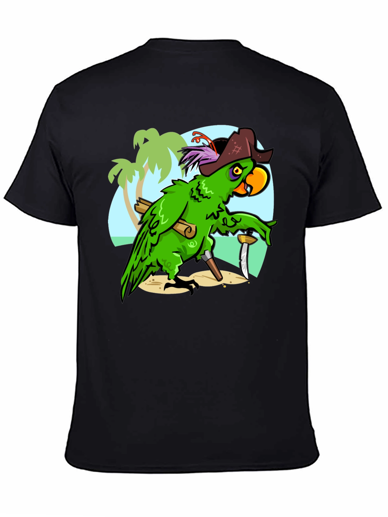 Pirate Parrot Graphic T-Shirt