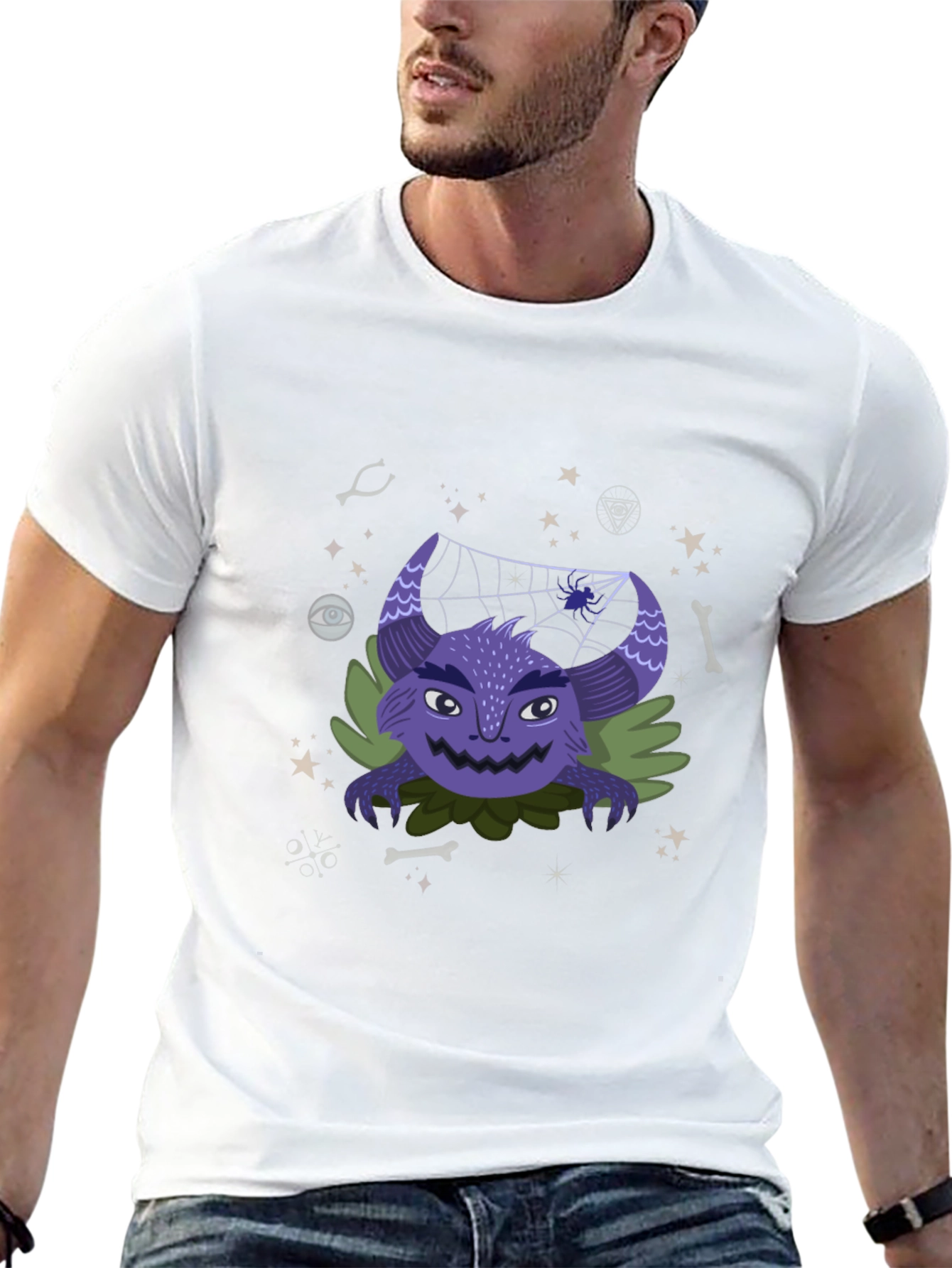 Monster Graphic Black Tee