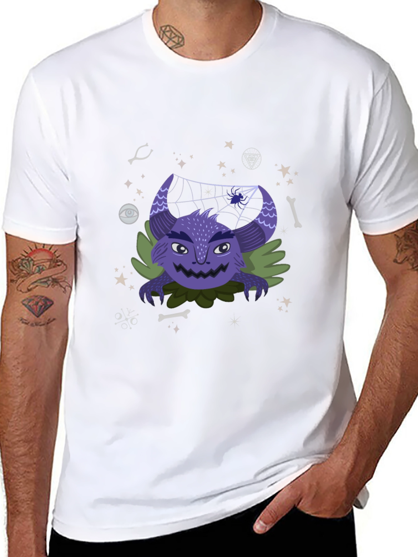 Monster Graphic Black Tee