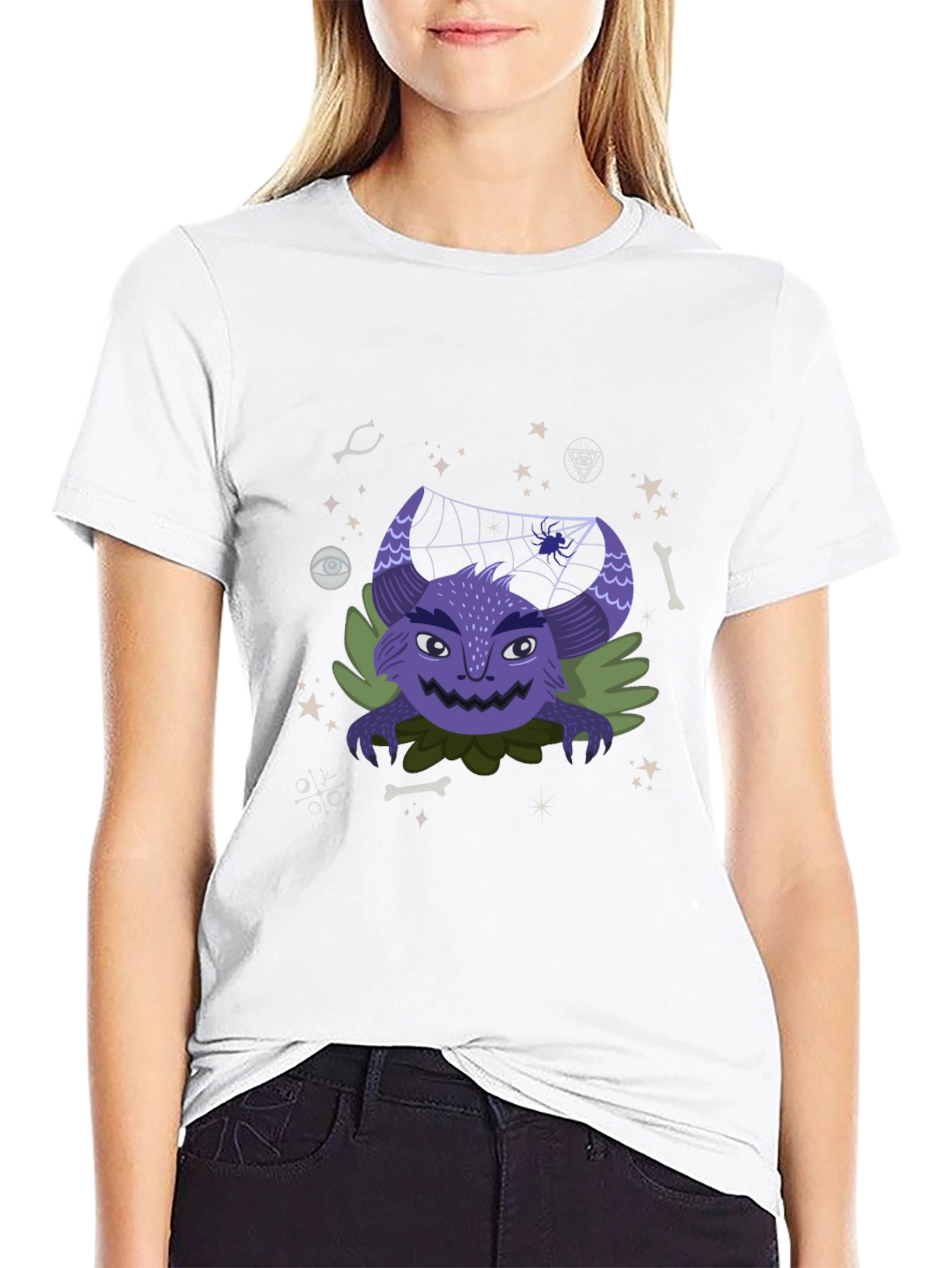 Monster Graphic Black Tee