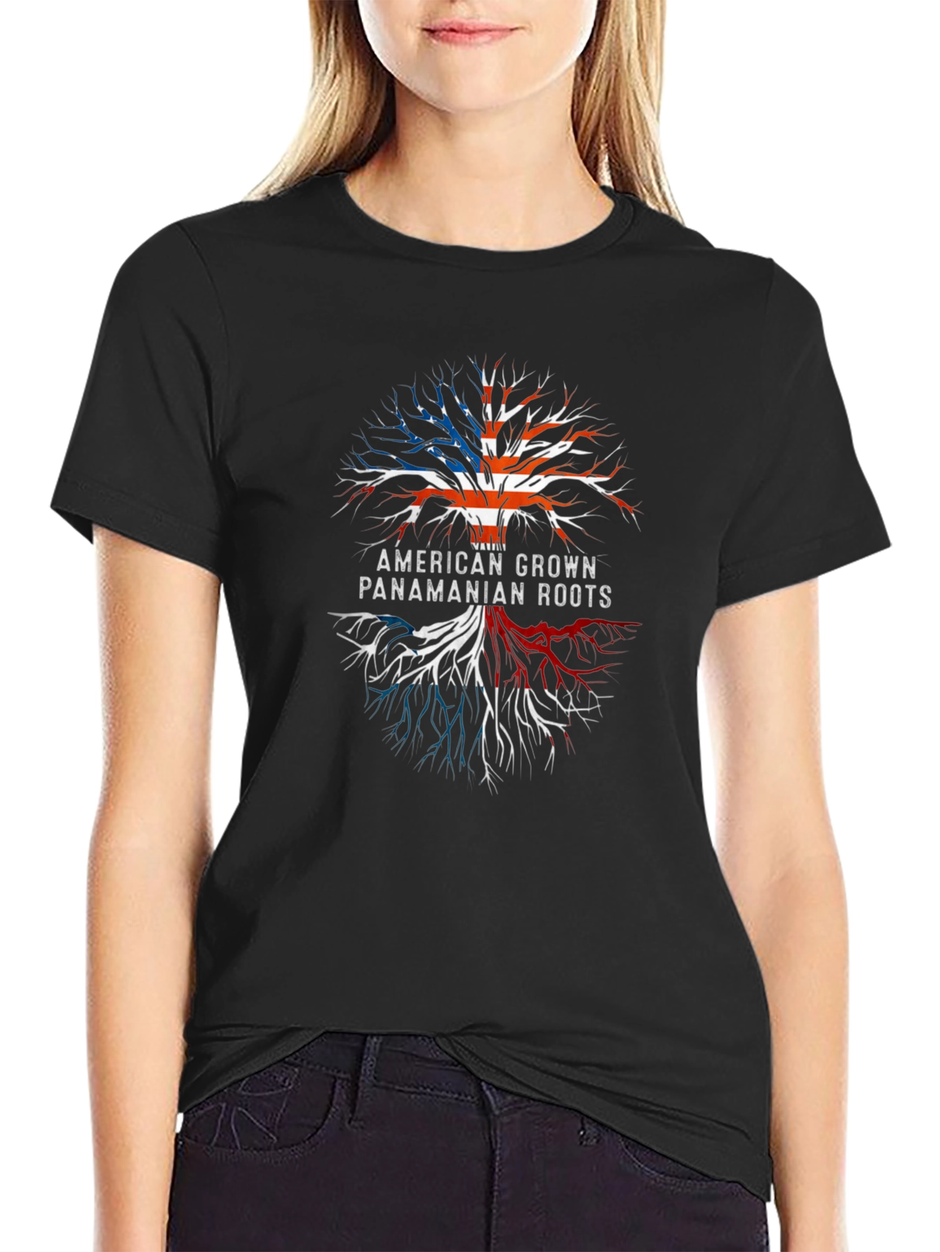 American Grown Panamanian Roots Tree T-Shirt