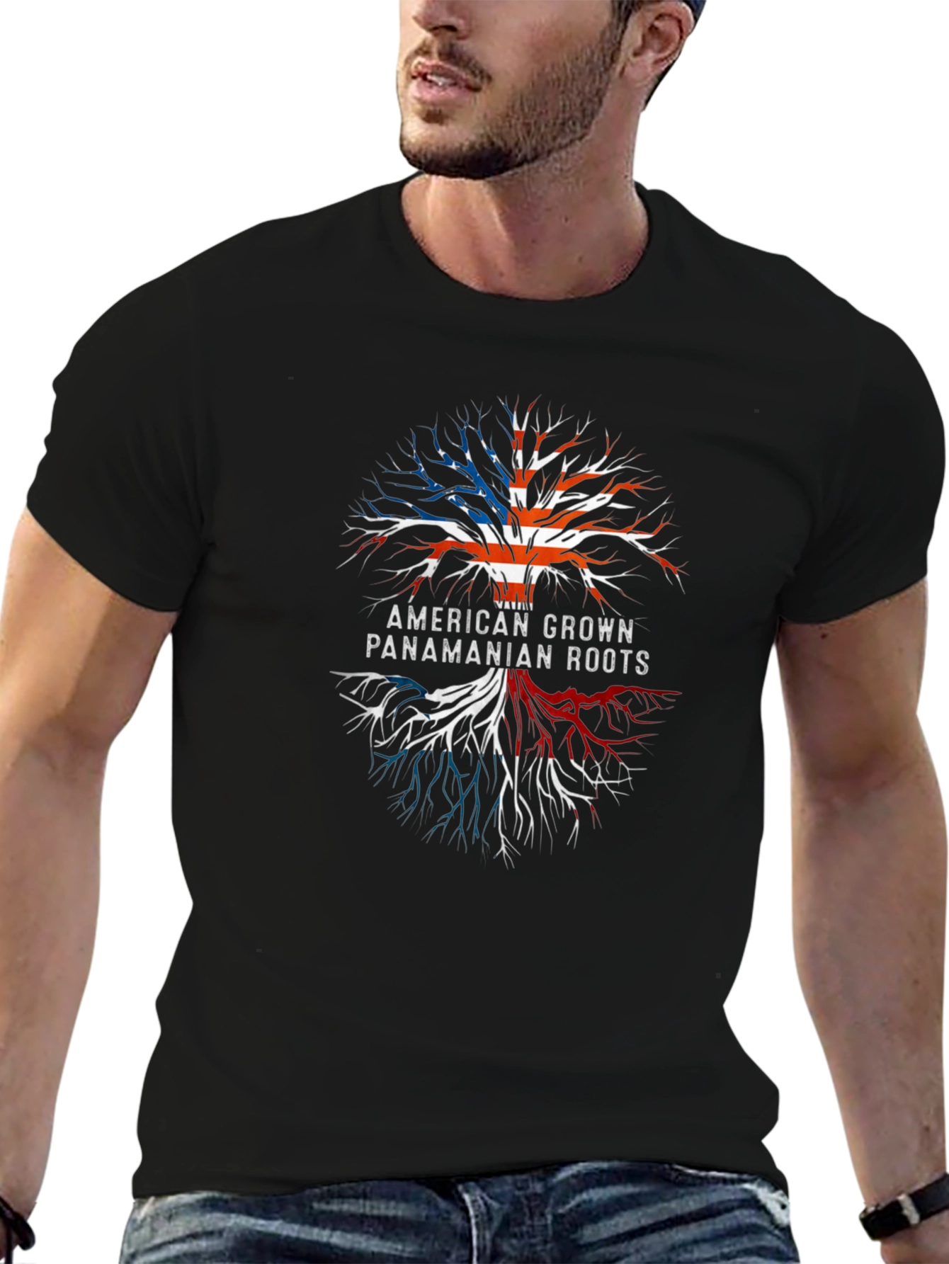 American Grown Panamanian Roots Tree T-Shirt