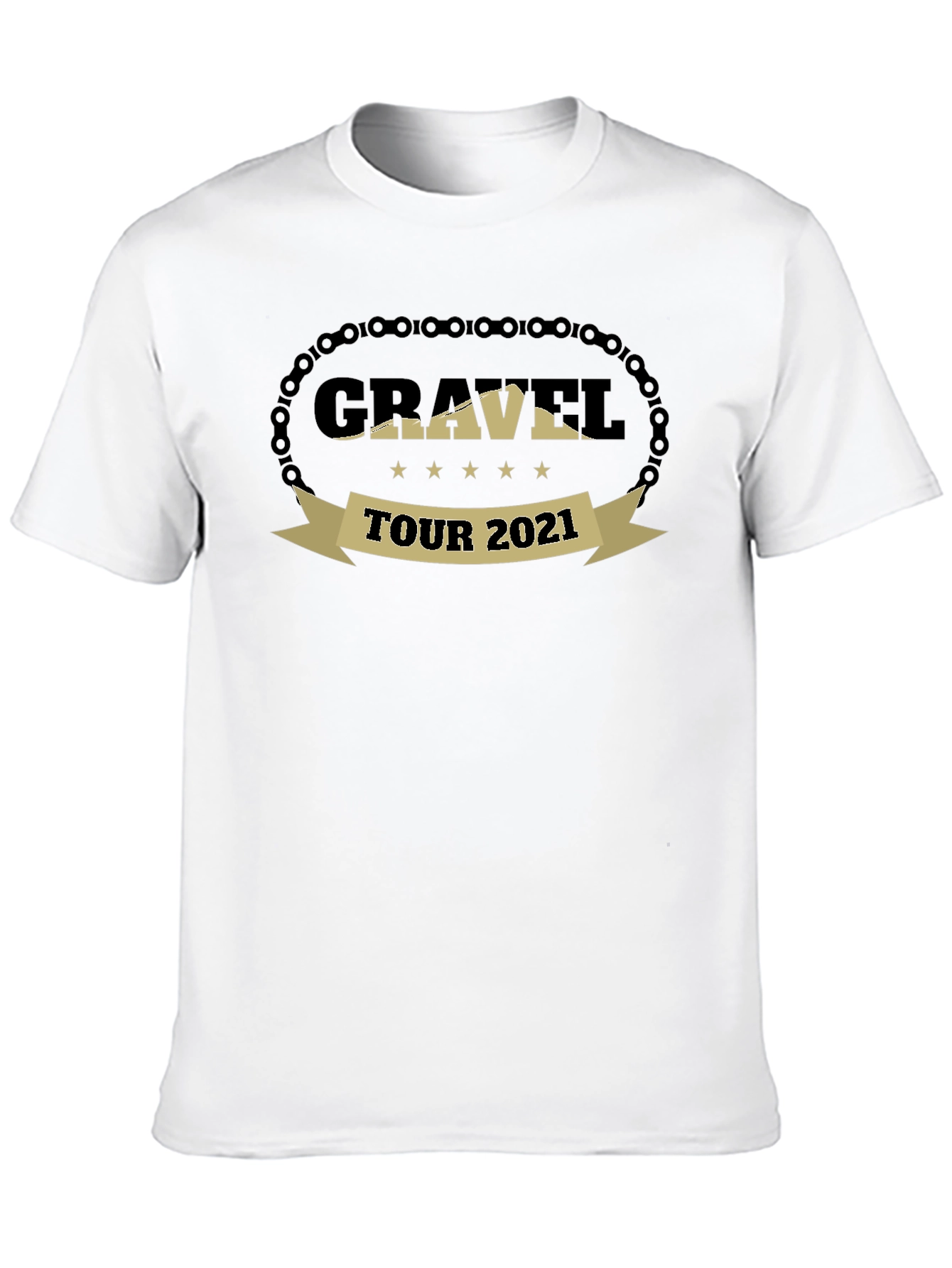 Gravel Tour 2021 Black T-Shirt
