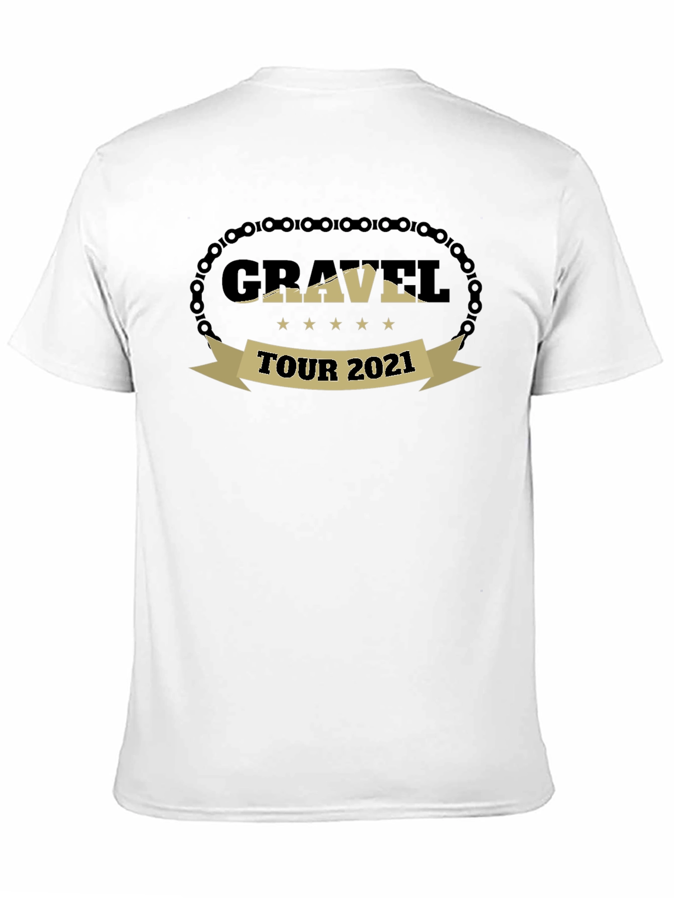 Gravel Tour 2021 Black T-Shirt