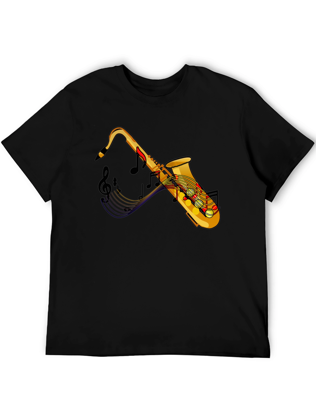 Saxophone Graphic Tee - Music Lovers T-Shirt