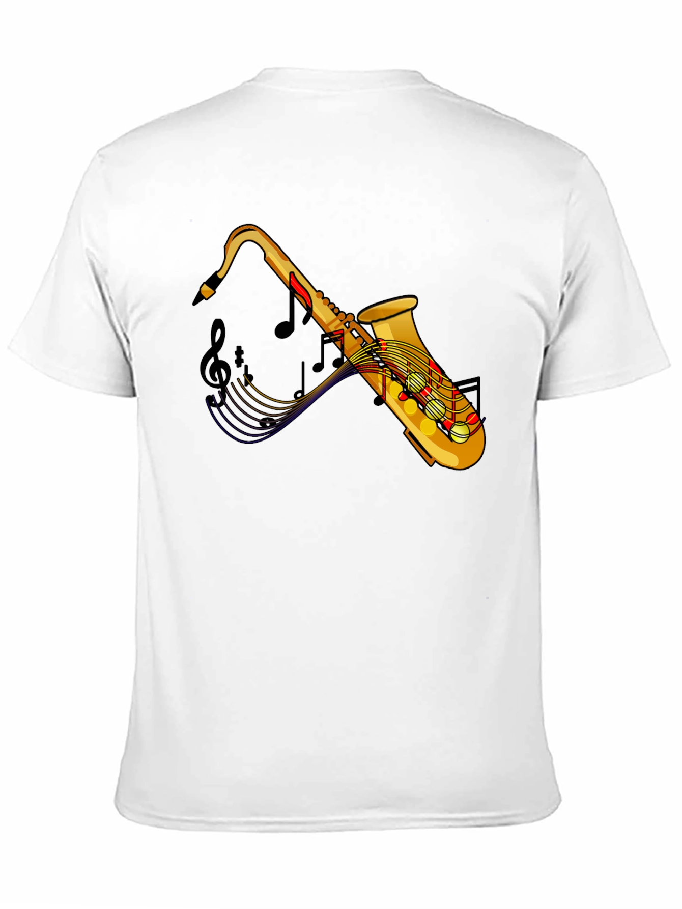 Saxophone Graphic Tee - Music Lovers T-Shirt