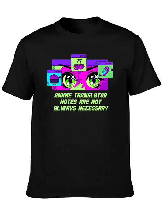 Anime Translator Tee - Notes Not Always Necessary