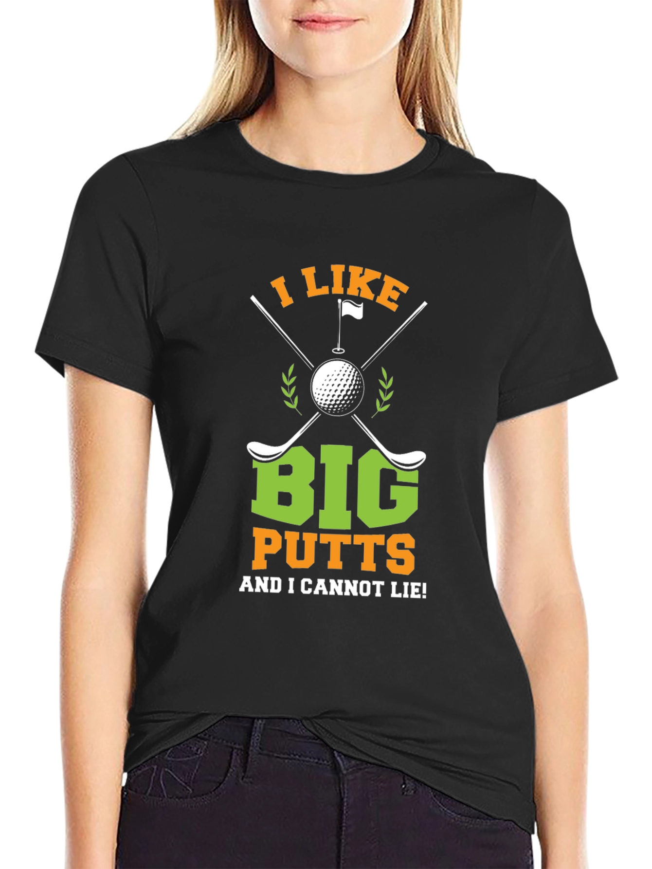 Golf Lover Tee: I Like Big Putts!
