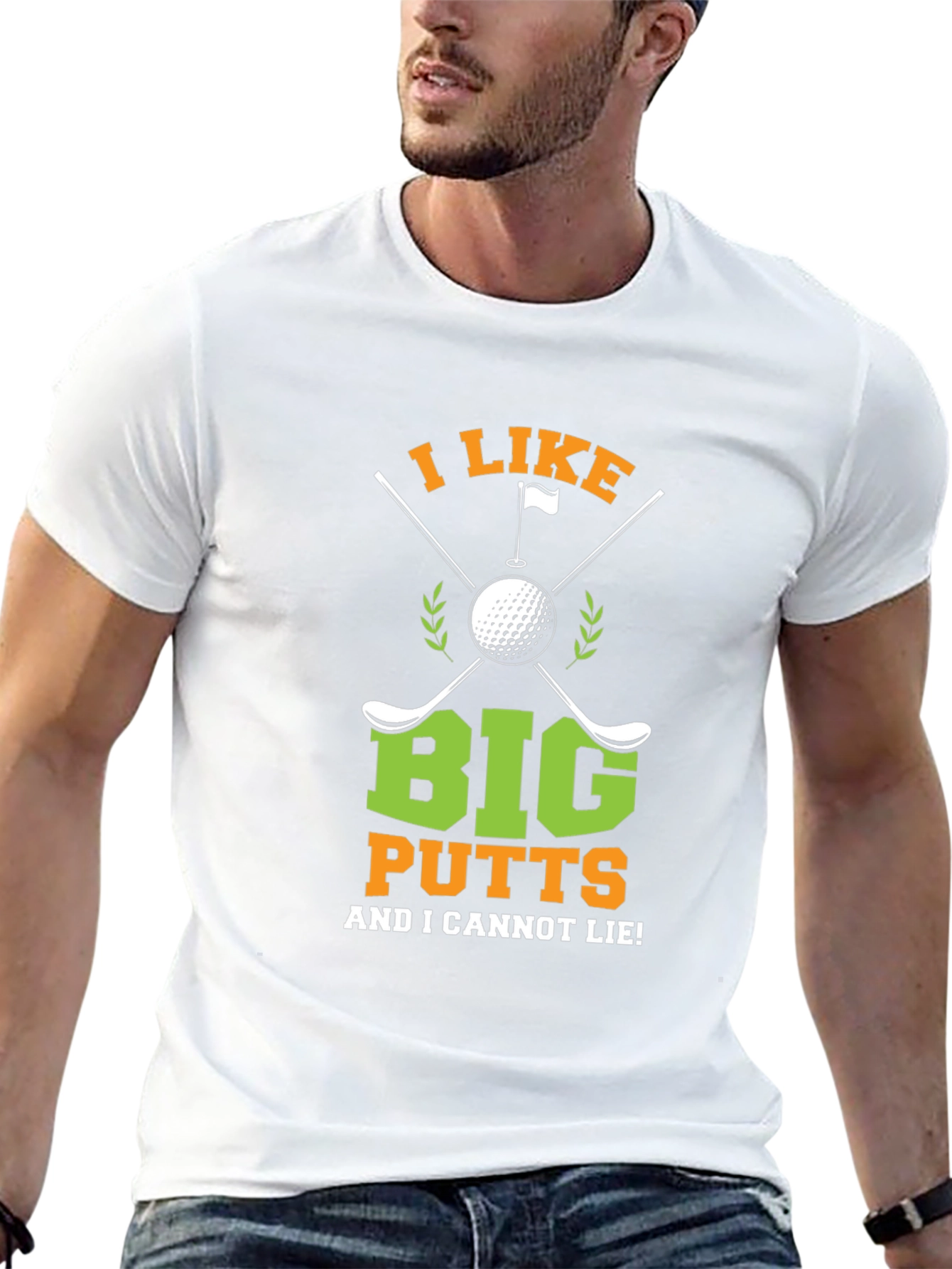 Golf Lover Tee: I Like Big Putts!