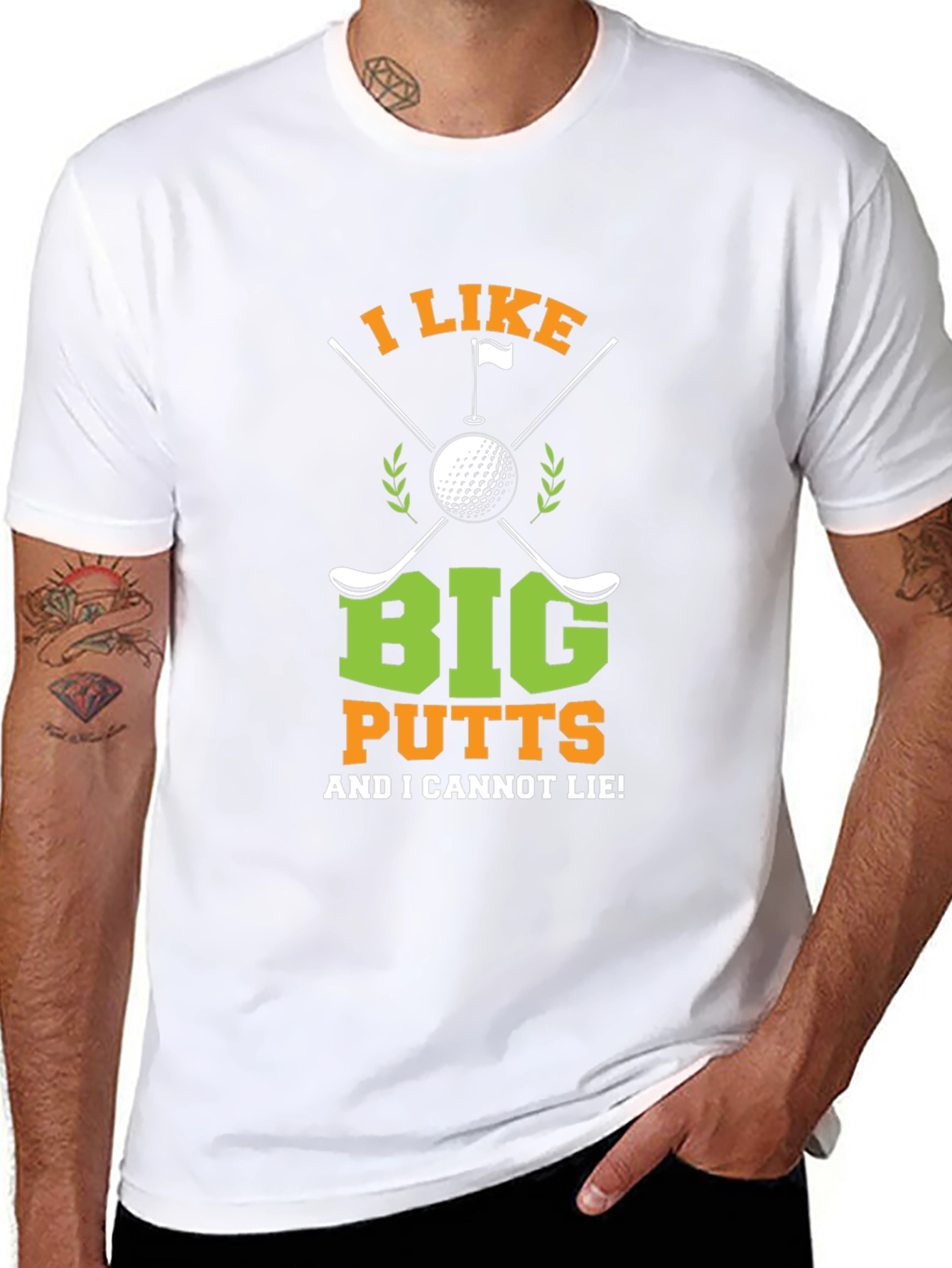 Golf Lover Tee: I Like Big Putts!