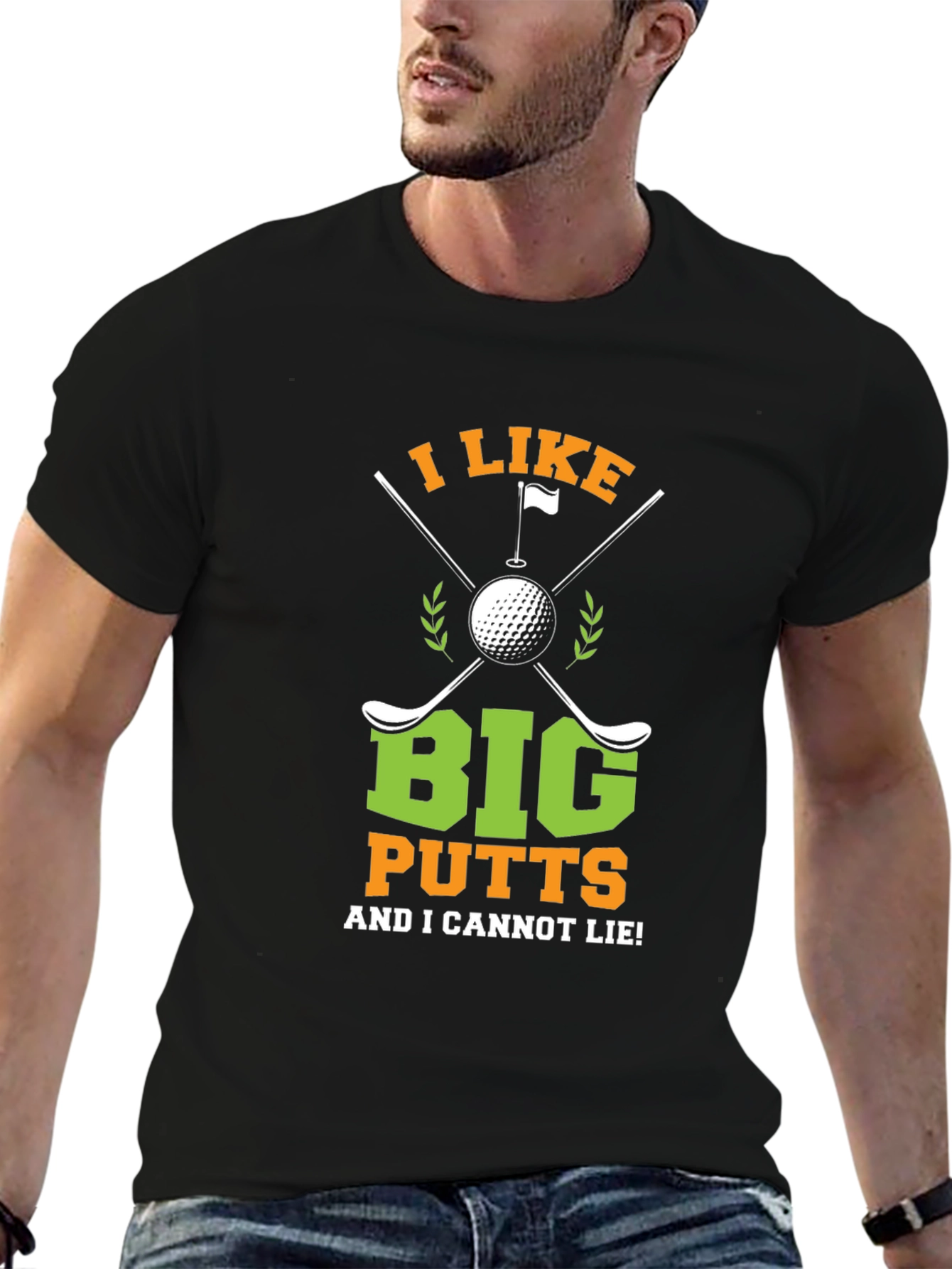 Golf Lover Tee: I Like Big Putts!