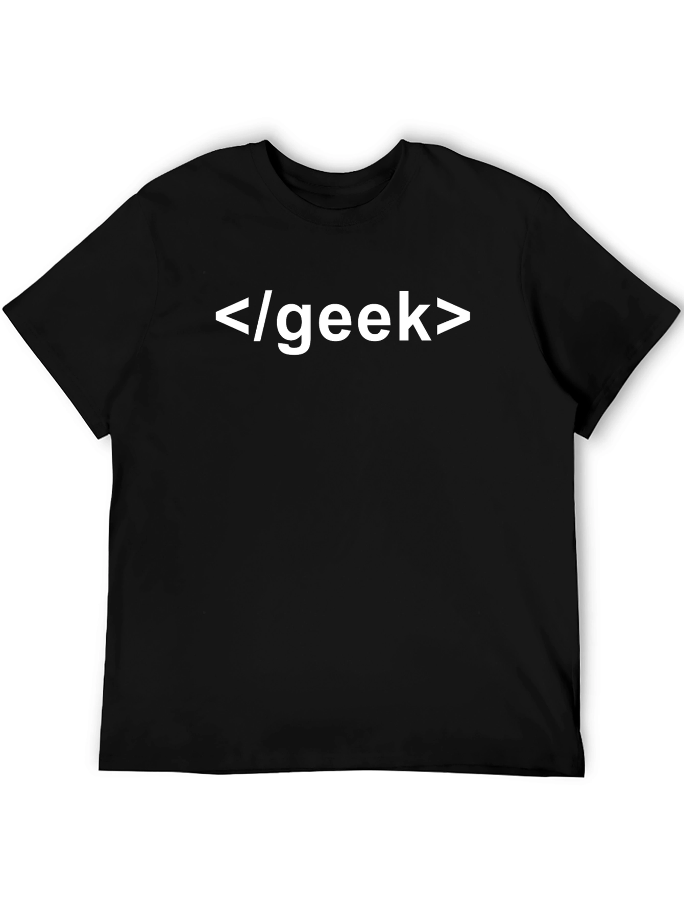Geek Code Black T-Shirt - Programmer Humor