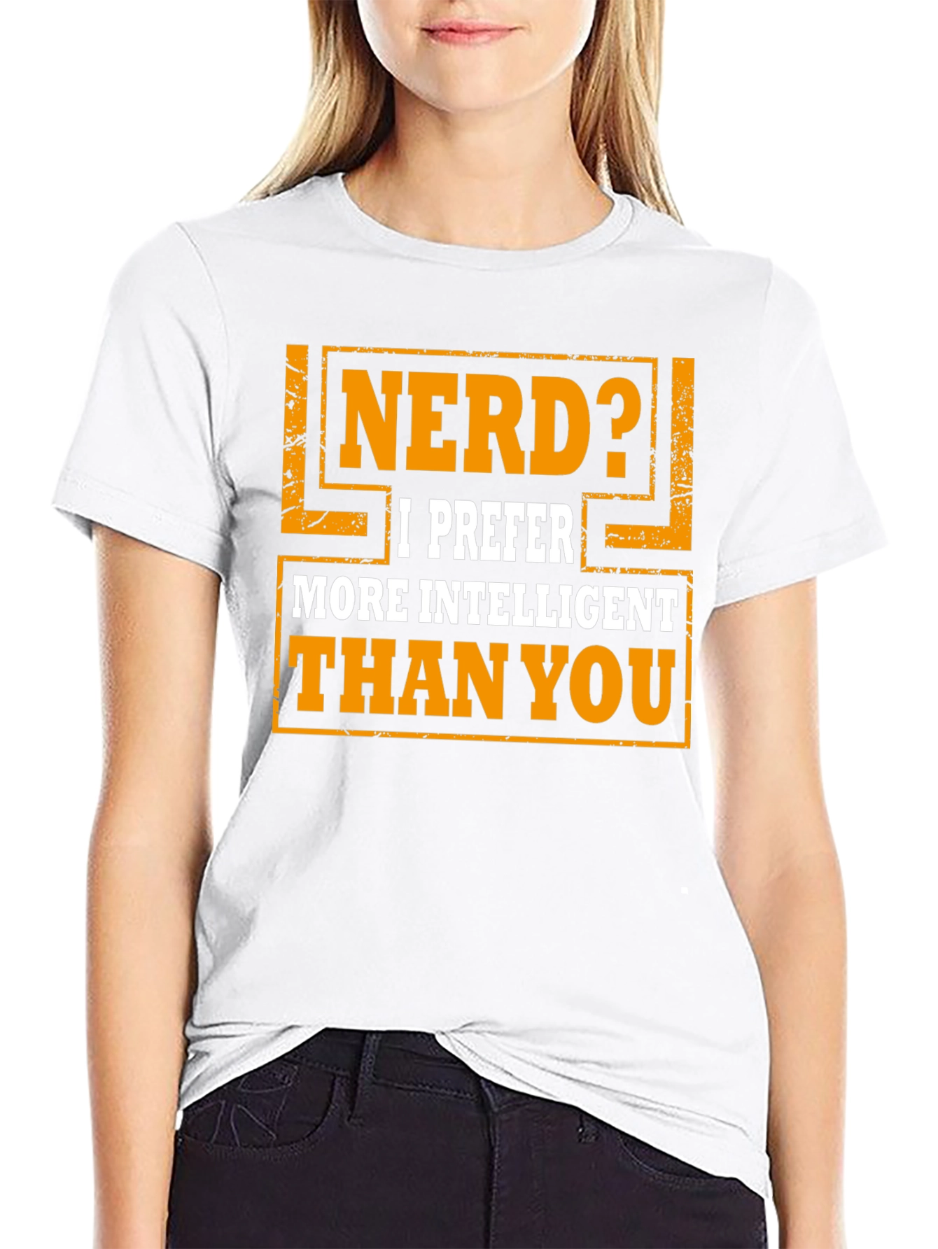 Nerd? Intelligent T-Shirt - Funny Graphic Tee