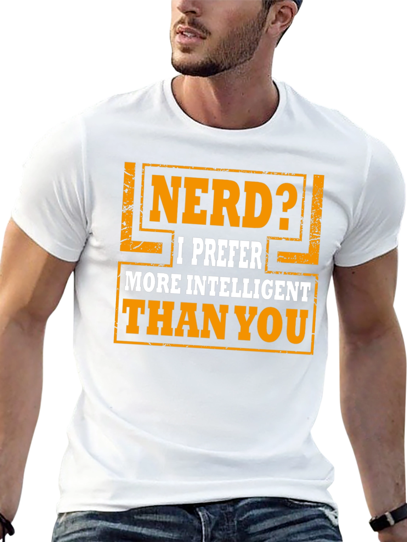 Nerd? Intelligent T-Shirt - Funny Graphic Tee