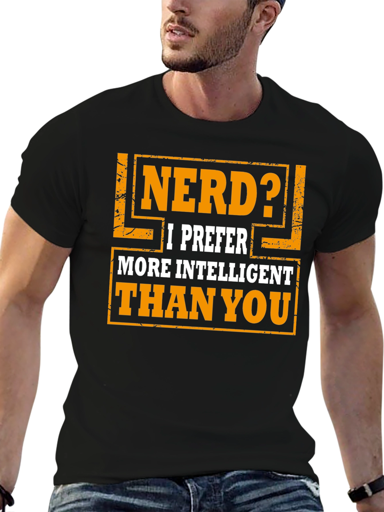 Nerd? Intelligent T-Shirt - Funny Graphic Tee