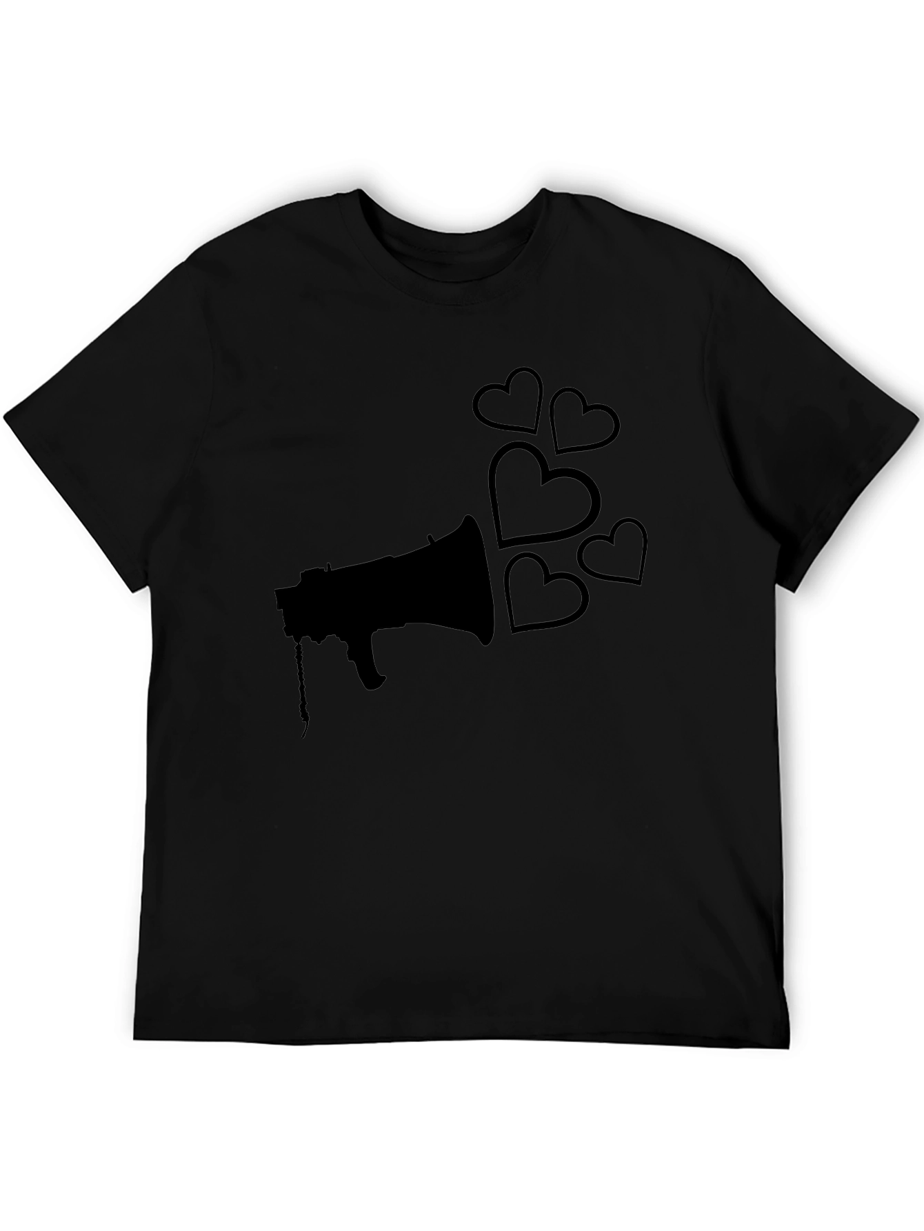 Love Loud Black Graphic Tee