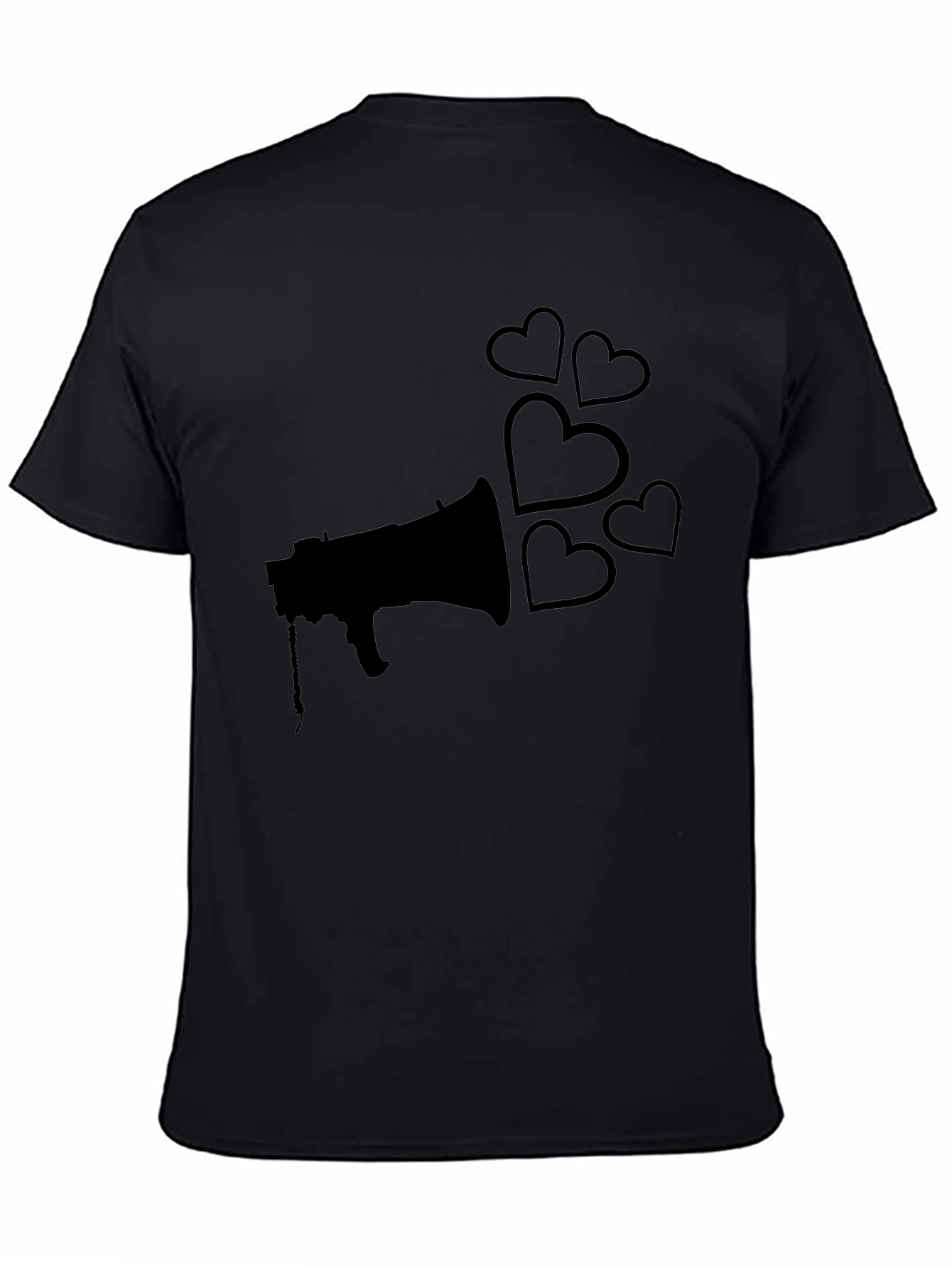 Love Loud Black Graphic Tee