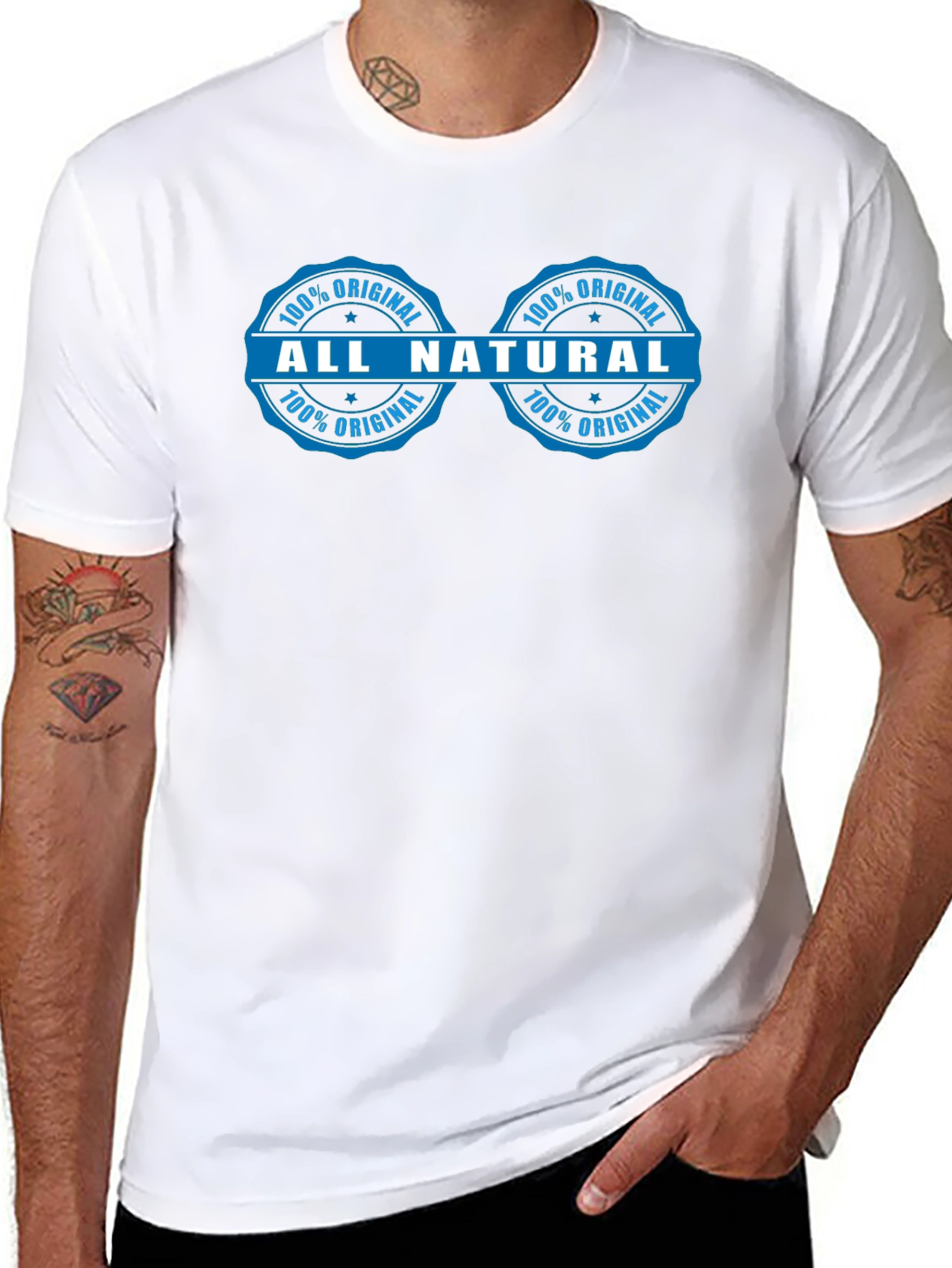 All Natural Graphic T-Shirt - 100% Original