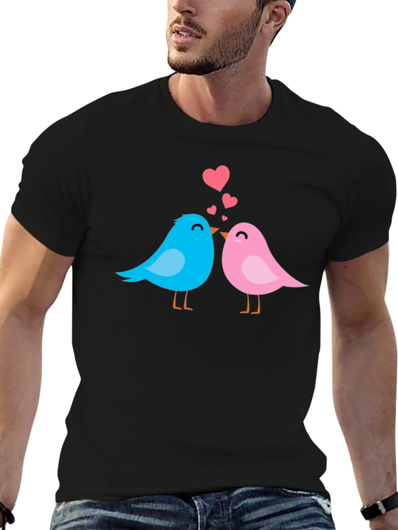 Love Birds T-Shirt - Cute Couple Tee