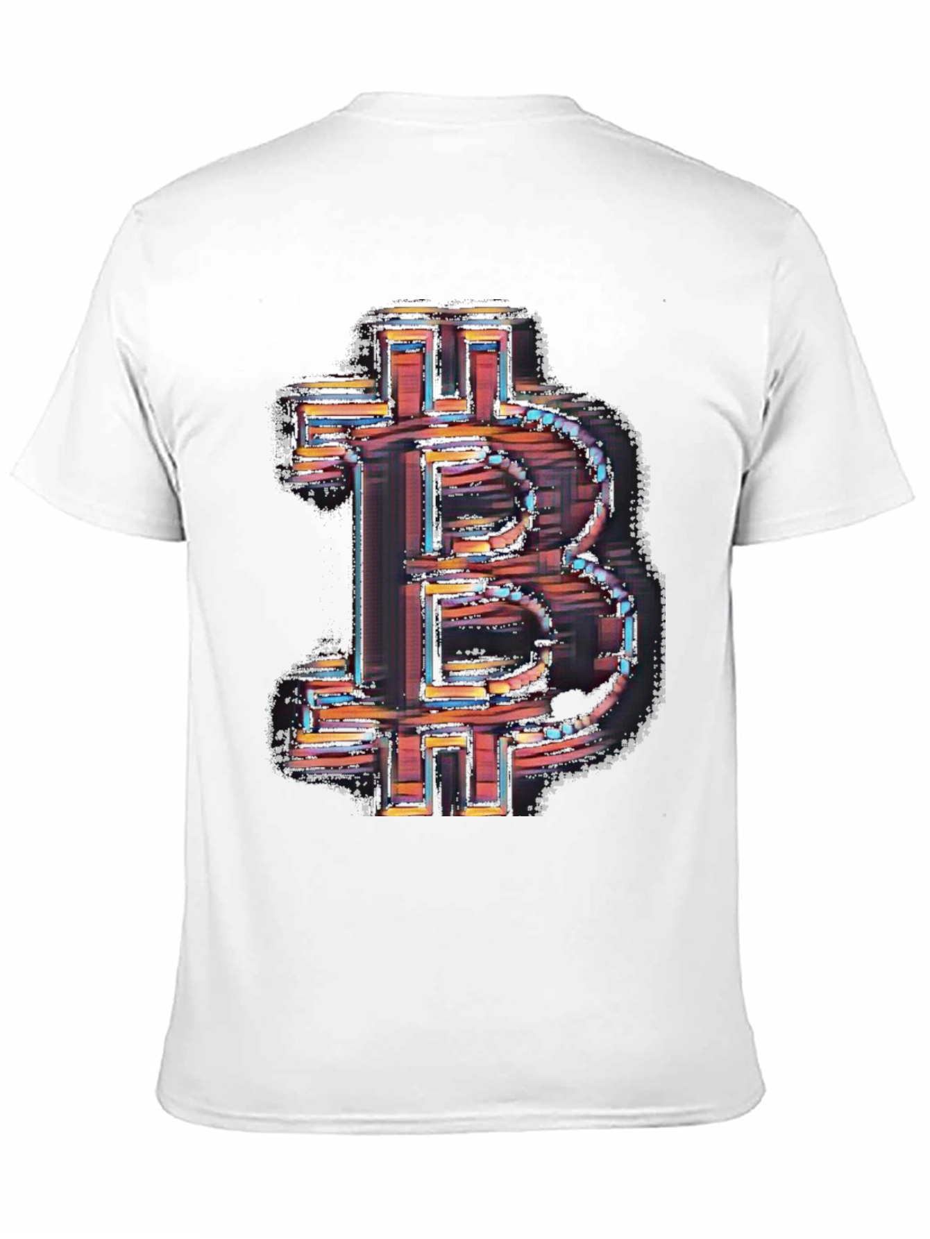 Bitcoin Symbol Graphic Black T-Shirt