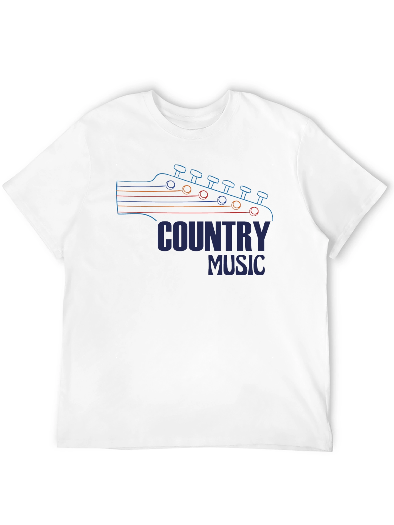 Country Music Guitar Head T-Shirt