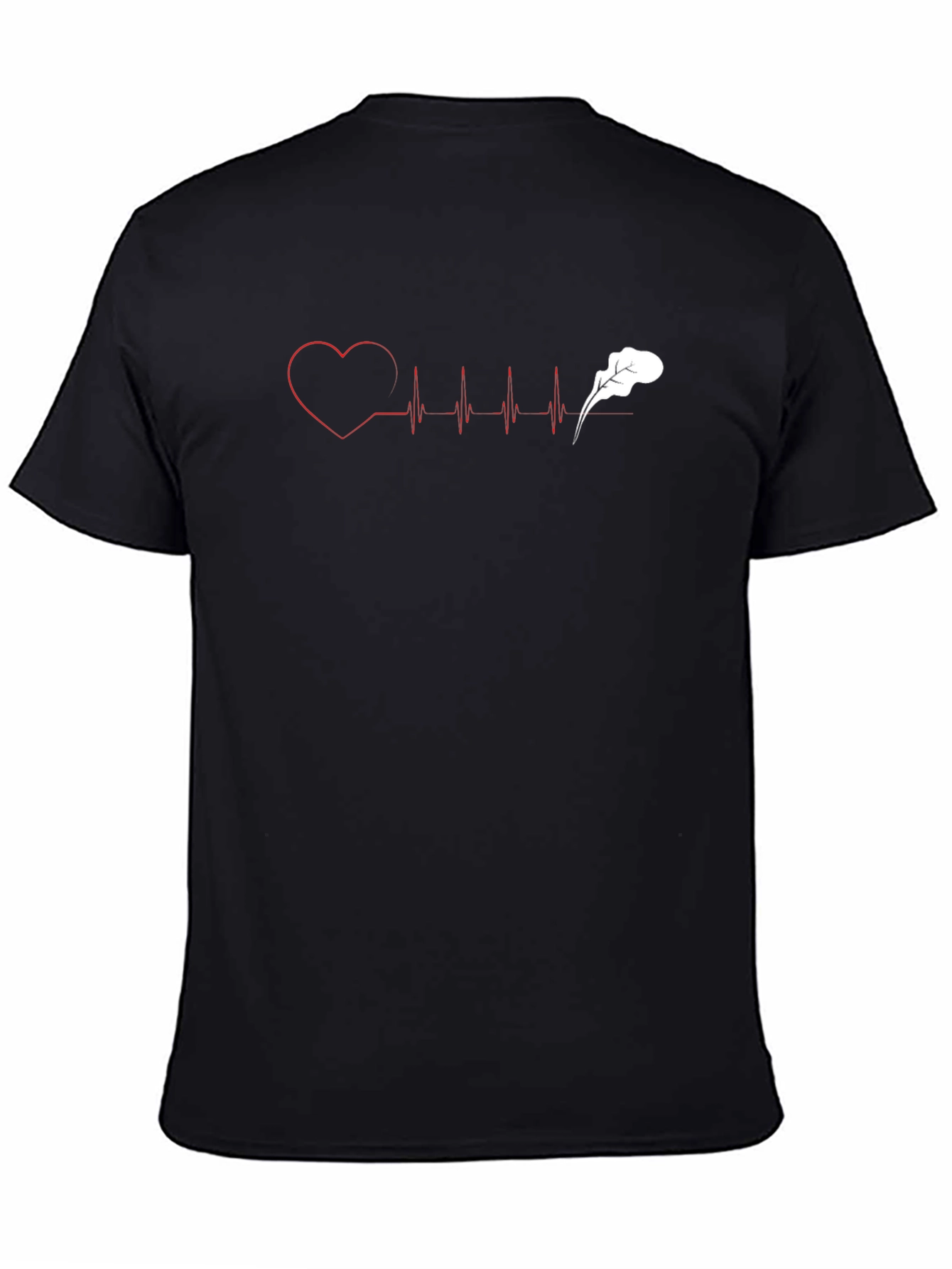 Heartbeat Lettuce T-Shirt - Black