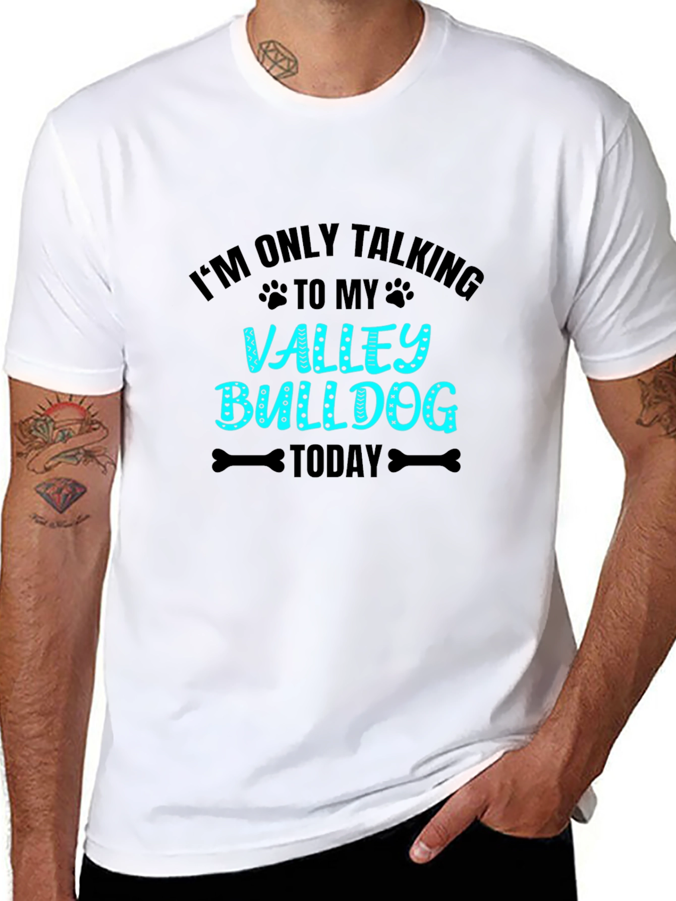Valley Bulldog T-Shirt - Im Only Talking