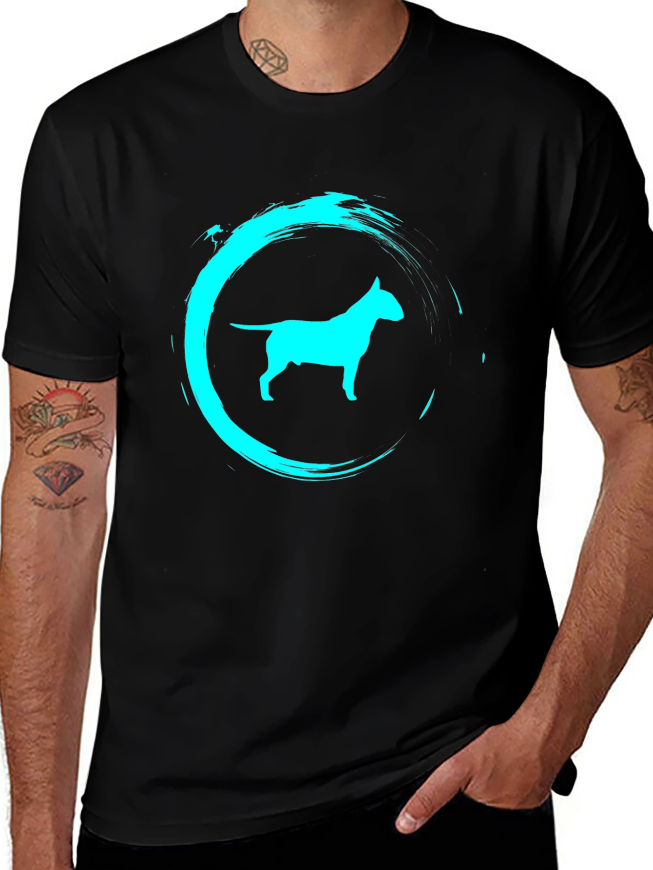 Bull Terrier T-Shirt - Unique Graphic Design