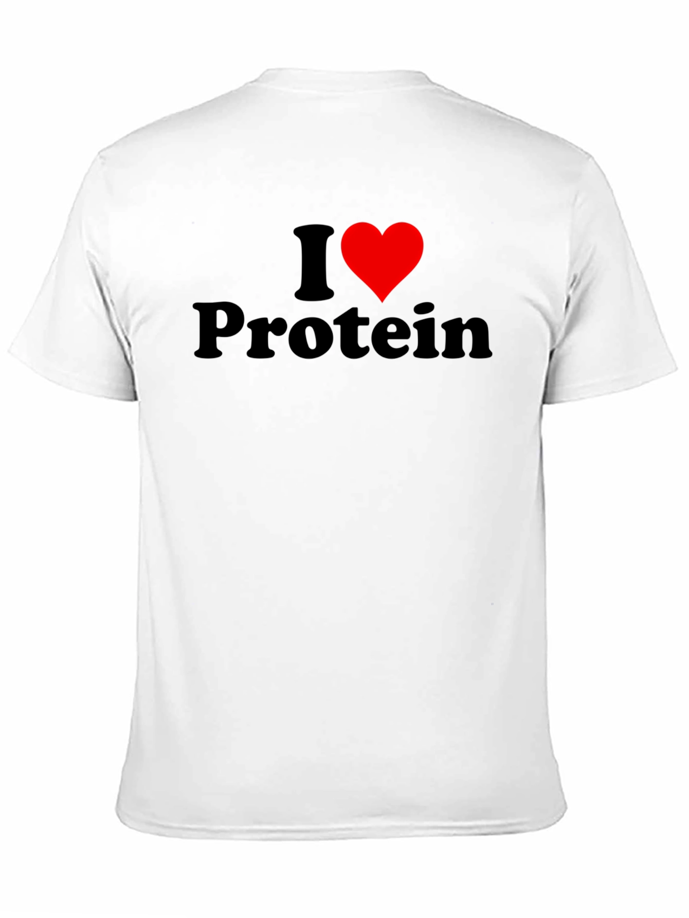 I Heart Protein Black Graphic Tee