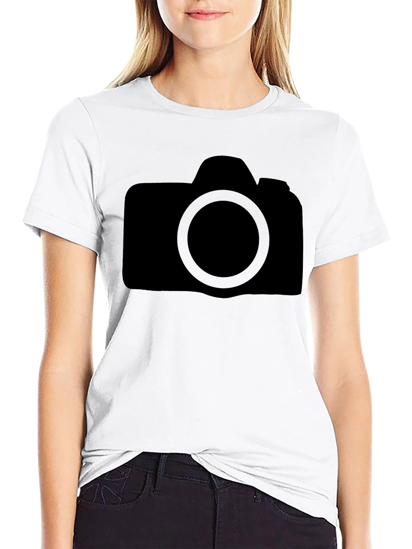 Black Camera Graphic T-Shirt - Photographers Style