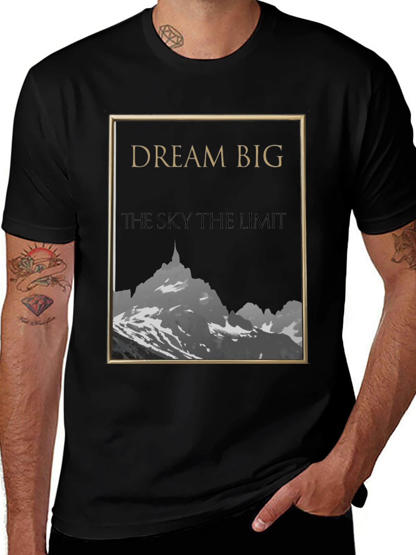 Dream Big Mountain Graphic T-Shirt