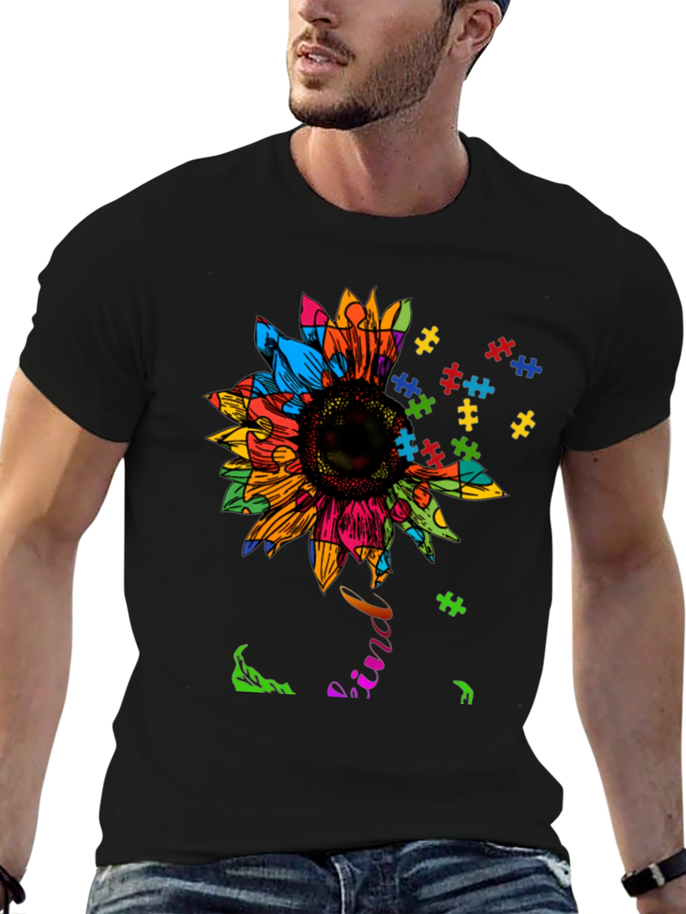 Sunflower Autism Awareness T-Shirt