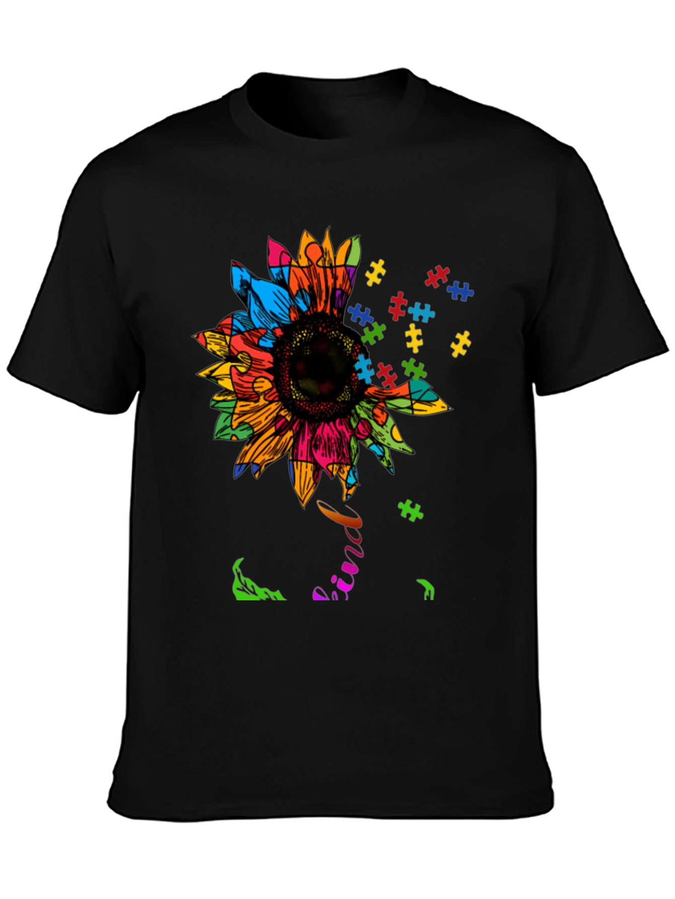 Sunflower Autism Awareness T-Shirt