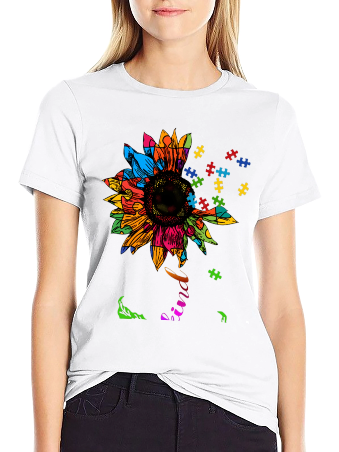 Sunflower Autism Awareness T-Shirt