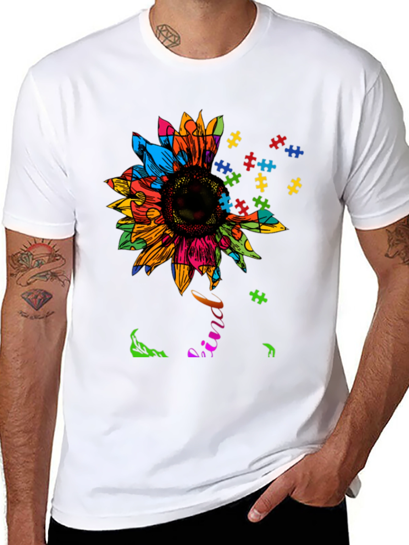 Sunflower Autism Awareness T-Shirt