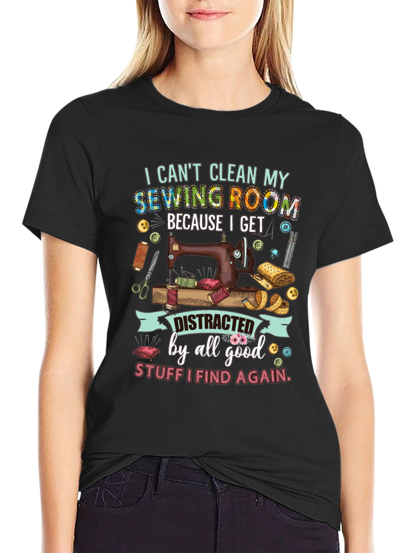 Sewing Room Distraction Graphic Tee