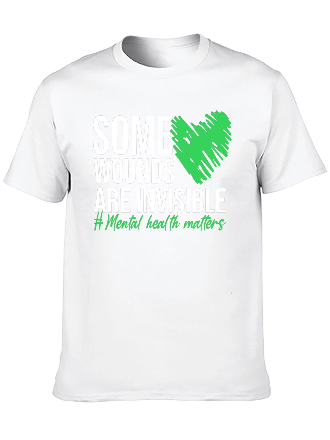Mental Health Awareness T-Shirt - Invisible Wounds