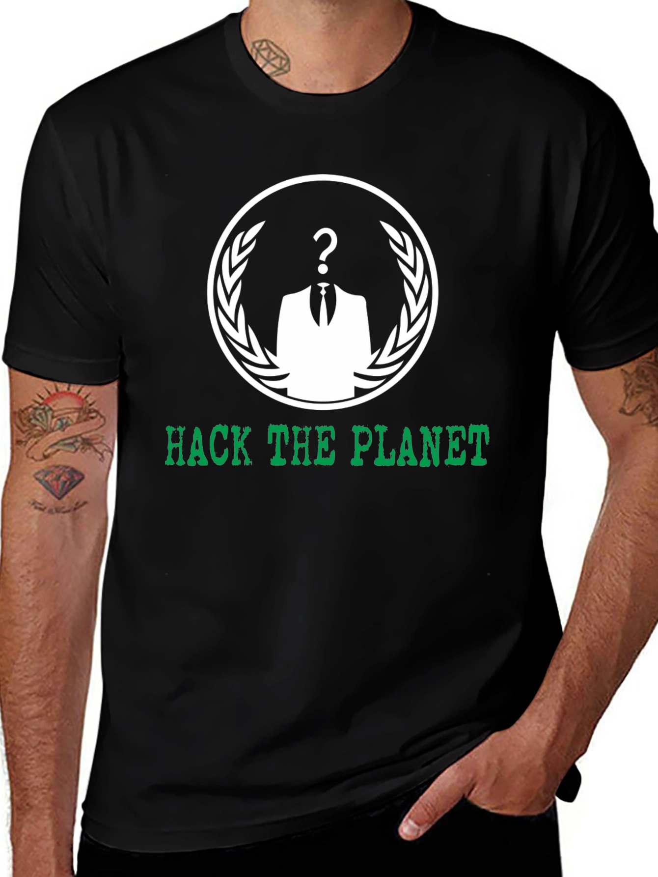 Hack the Planet T-Shirt - Anonymous Style