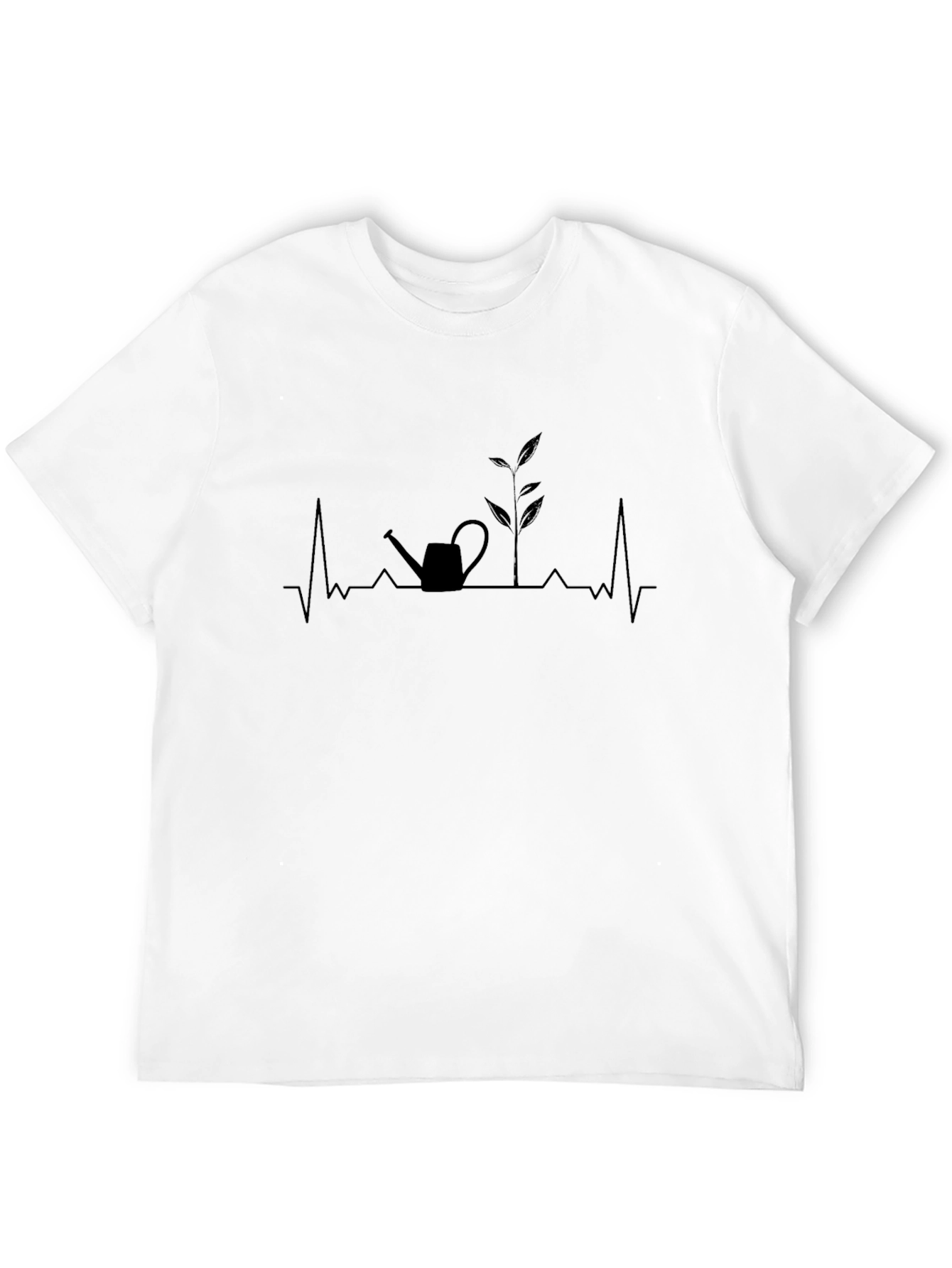 Gardener Heartbeat Black T-Shirt