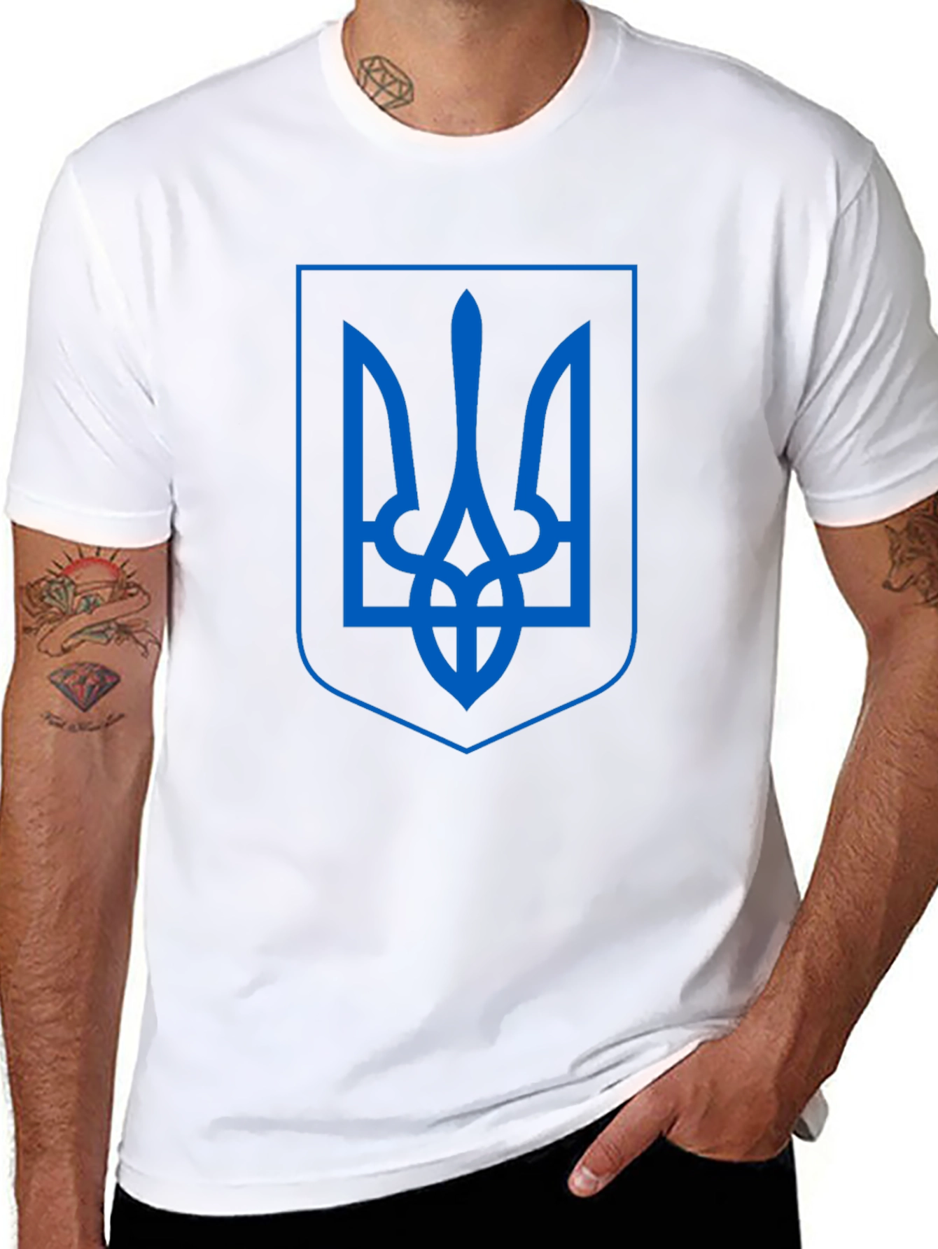 Ukrainian Trident Black T-Shirt
