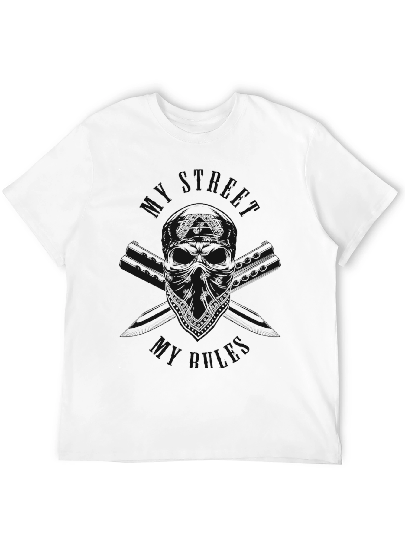 Black Graphic Tee - Mens Casual T-Shirt